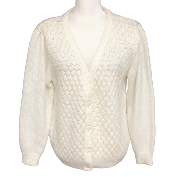 Vintage Ninon de Lenclos Womens Cardigan Size L - Picture 1 of 9
